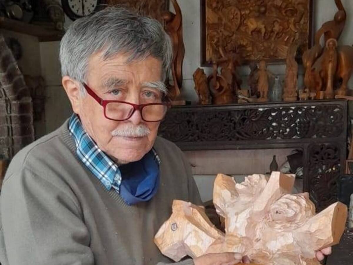 Hernando Zambrano, un ícono de la talla en madera