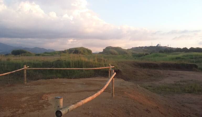 Terrenos donde se contruye el Aeropuerto del Café en Palestina (Caldas)
