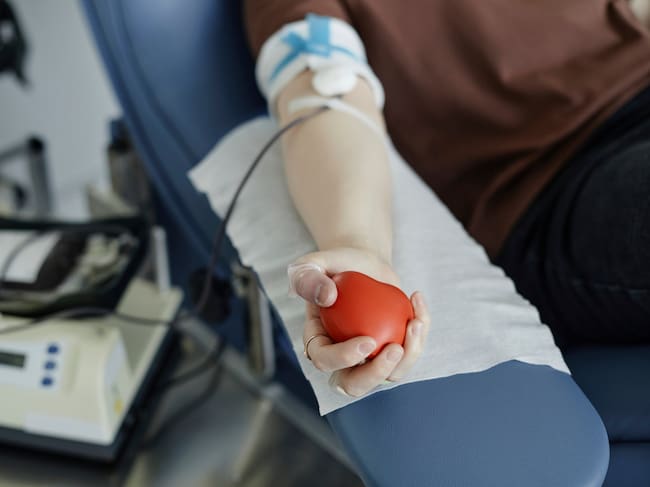 Imagen de referencia de donación de sangre. Foto: Getty Images