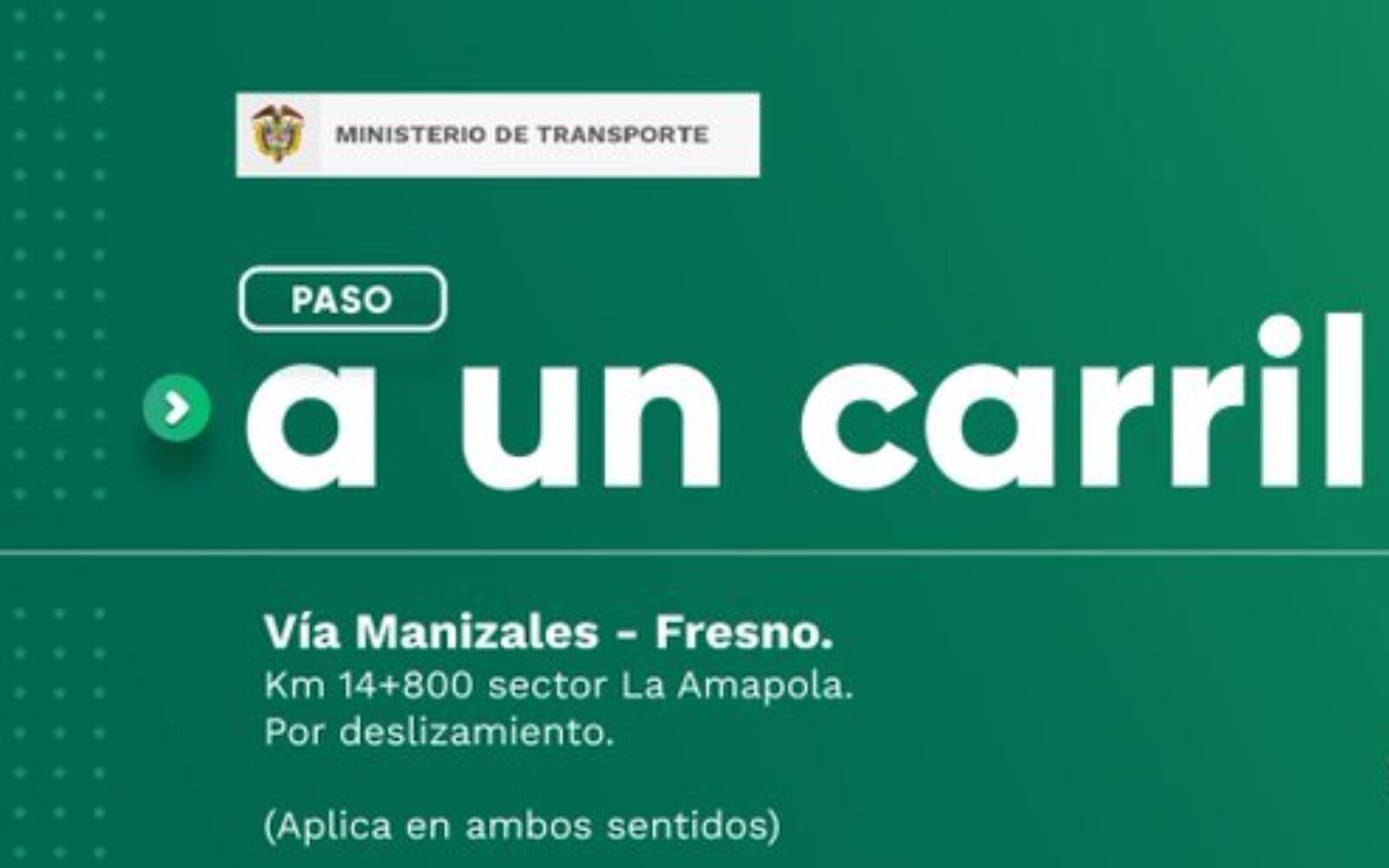 Suministrada INVÍAS