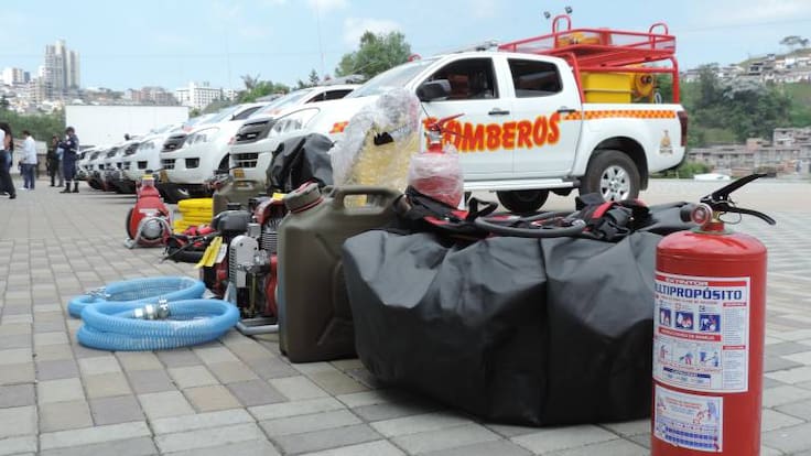 capitán Óscar Fernando Mejía, delegado departamental de Bomberos de Caldas,