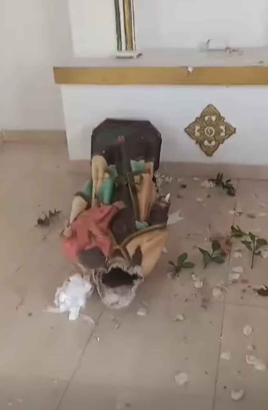 Por la falta de seguridad en la localidad. Foto Redes Sociales.