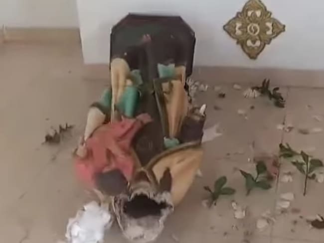 Por la falta de seguridad en la localidad. Foto Redes Sociales.