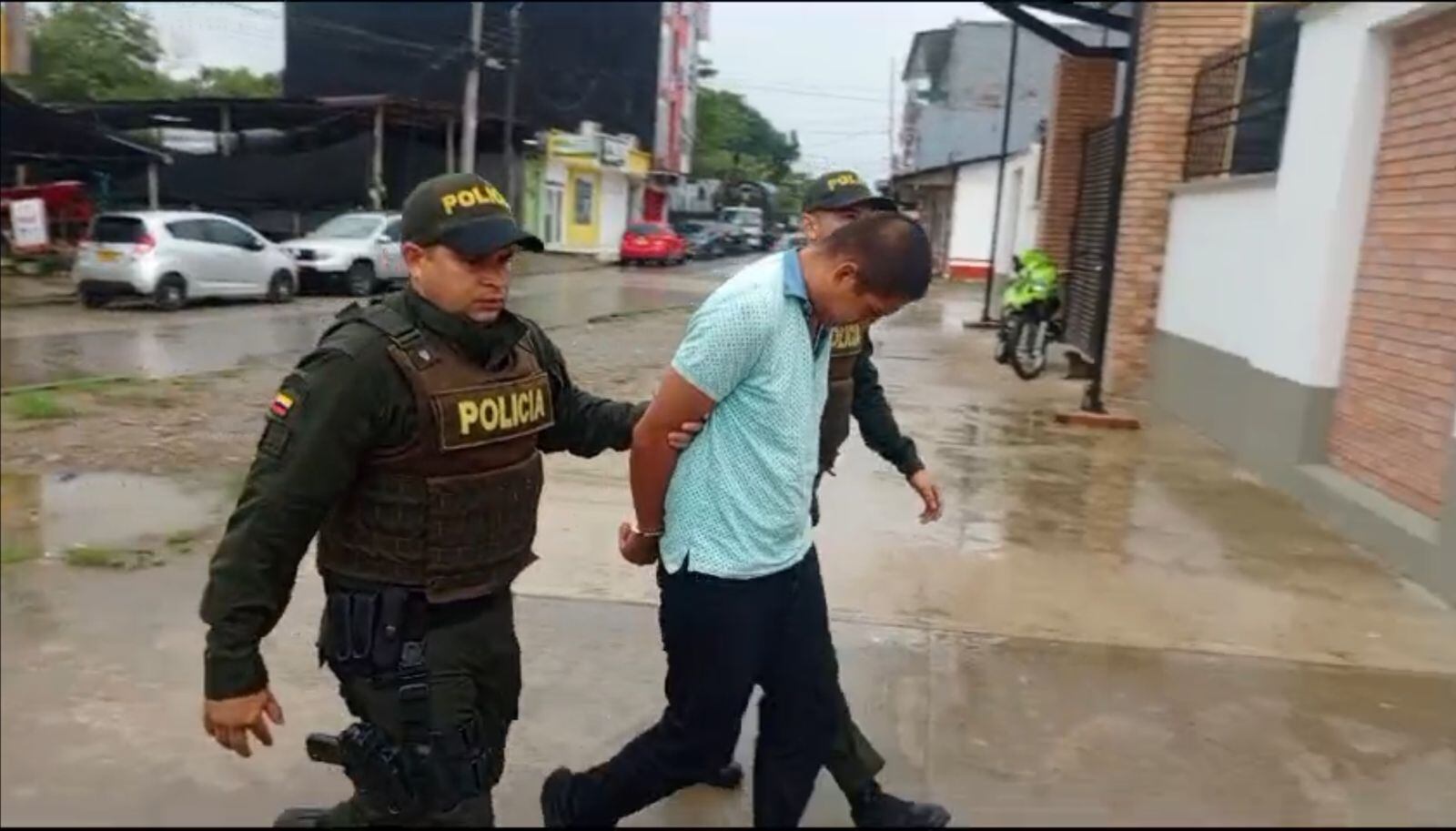 El capturado fue dejado a disposición de la Fiscalía General de la Nación por el delito de Feminicidio.