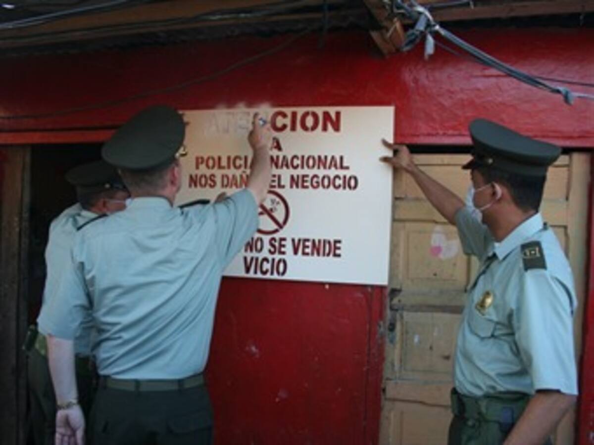 La policía en Córdoba está marcando las casas en las que se venden drogas