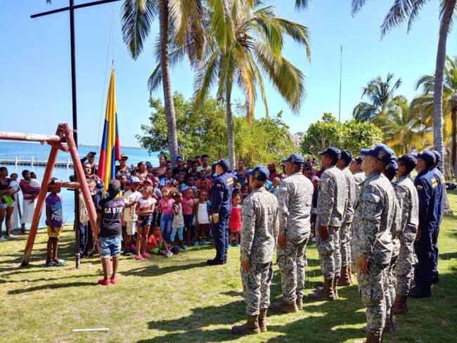 Armada Nacional realiza jornada de apoyo al desarrollo En Isla Múcura