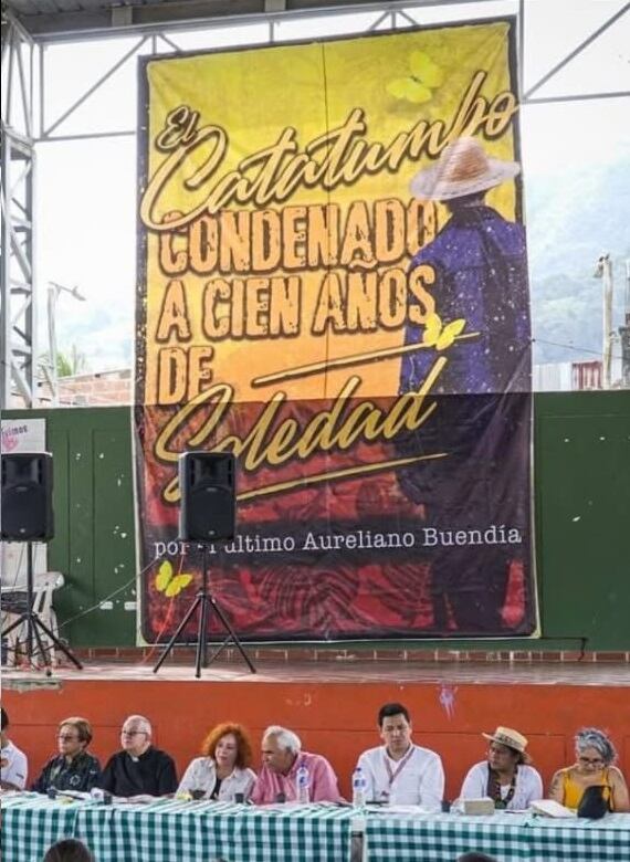 Pancarta de protesta contra el Gobierno Nacional en la región del Catatumbo / Foto: Cortesía