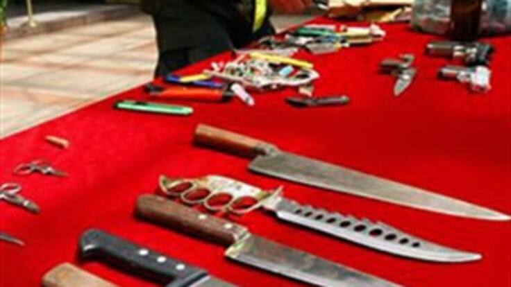 Congreso insistirá en penalizar el porte de armas blancas