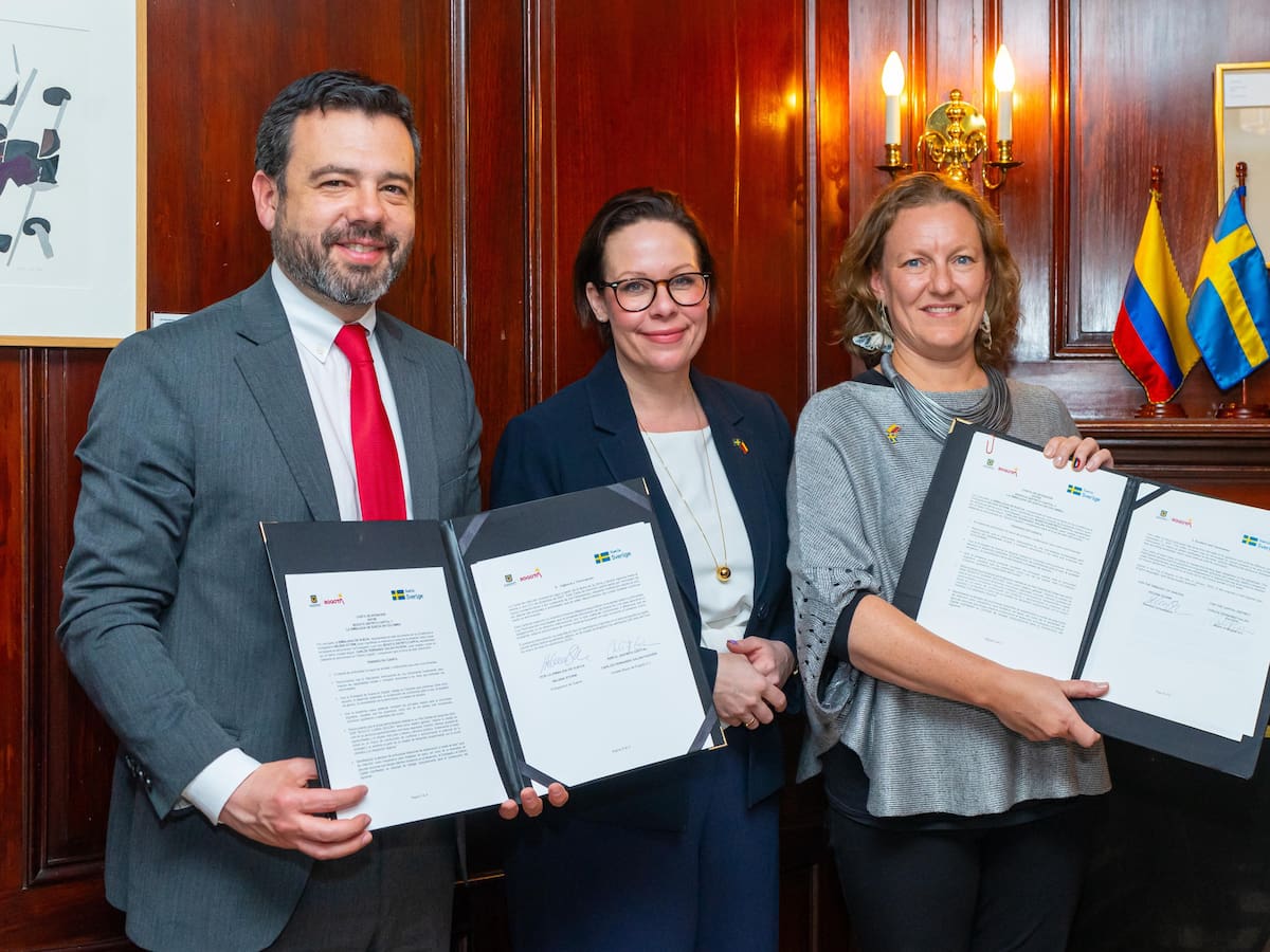 Alcaldía de Bogotá firma carta de intención con embajada de Suecia ¿Qué pactaron?
