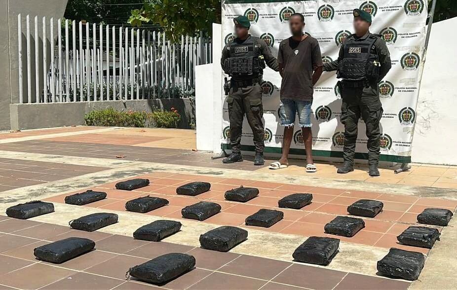 Incautan 28 kilogramos entre cocaína y marihuana con dos capturados en los operativos