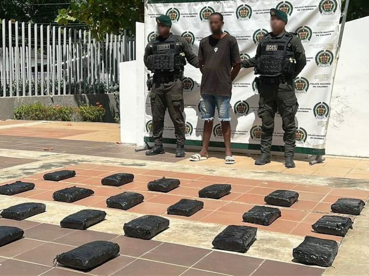 Incautan 28 kilogramos entre cocaína y marihuana con dos capturados en los operativos