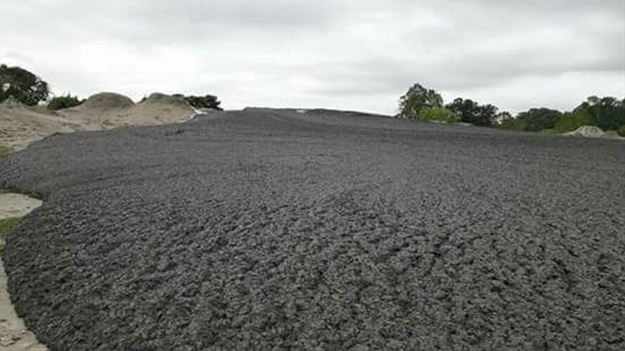 Amenaza latente en el municipio de Canalete por erupción del volcán La Lorenza. Foto: Cortesía
