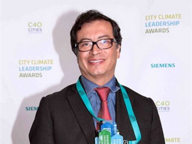 La ciudad de Bogotá recibió el premio mundial de “Liderazgo Climático y Ciudad”. Foto: Bogotá Humana.