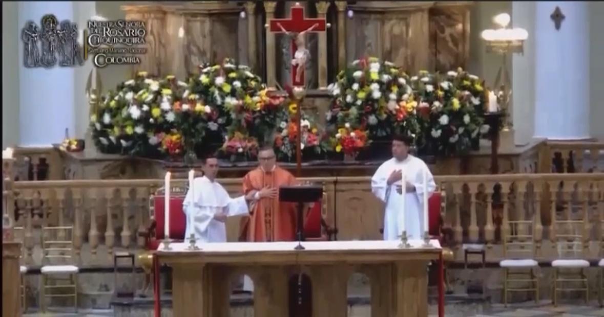 Verdadero pánico sintieron los asistentes a la misa en la Basílica de Chiquinquirá