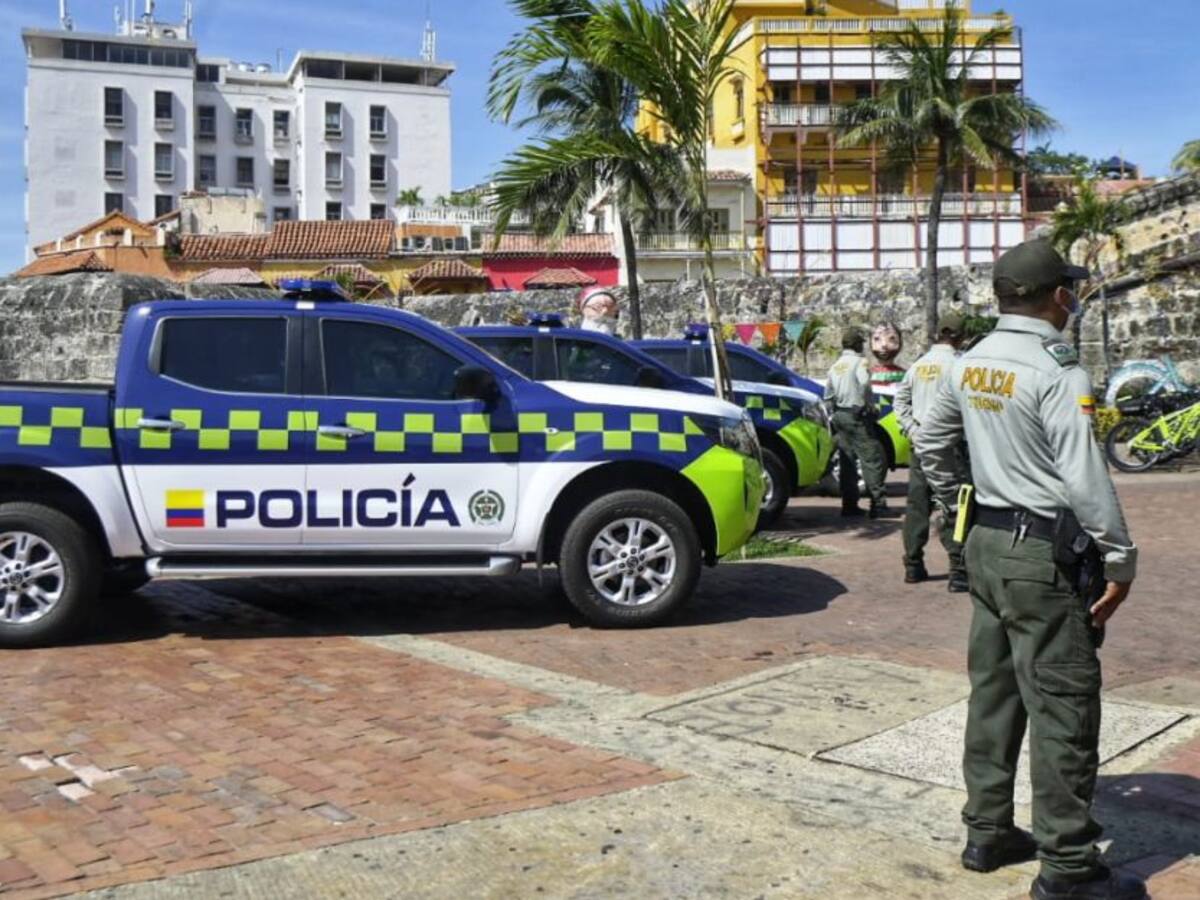 Cartagena recibió dotación para el fortalecimiento de la Policía de Turismo