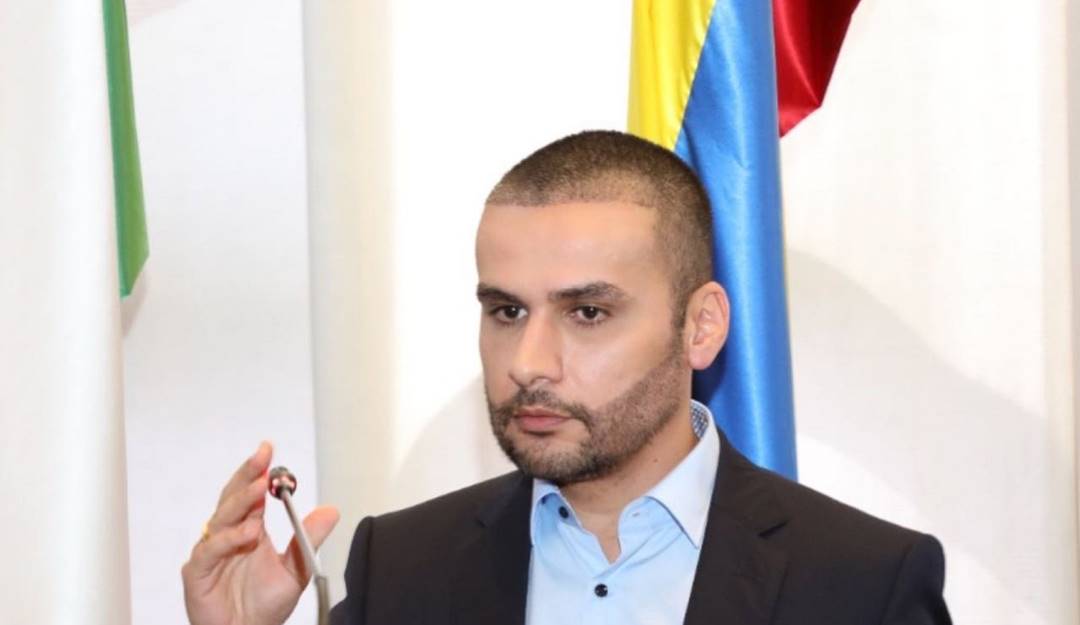 Lucas Cañas, presidente del Concejo de Medellín