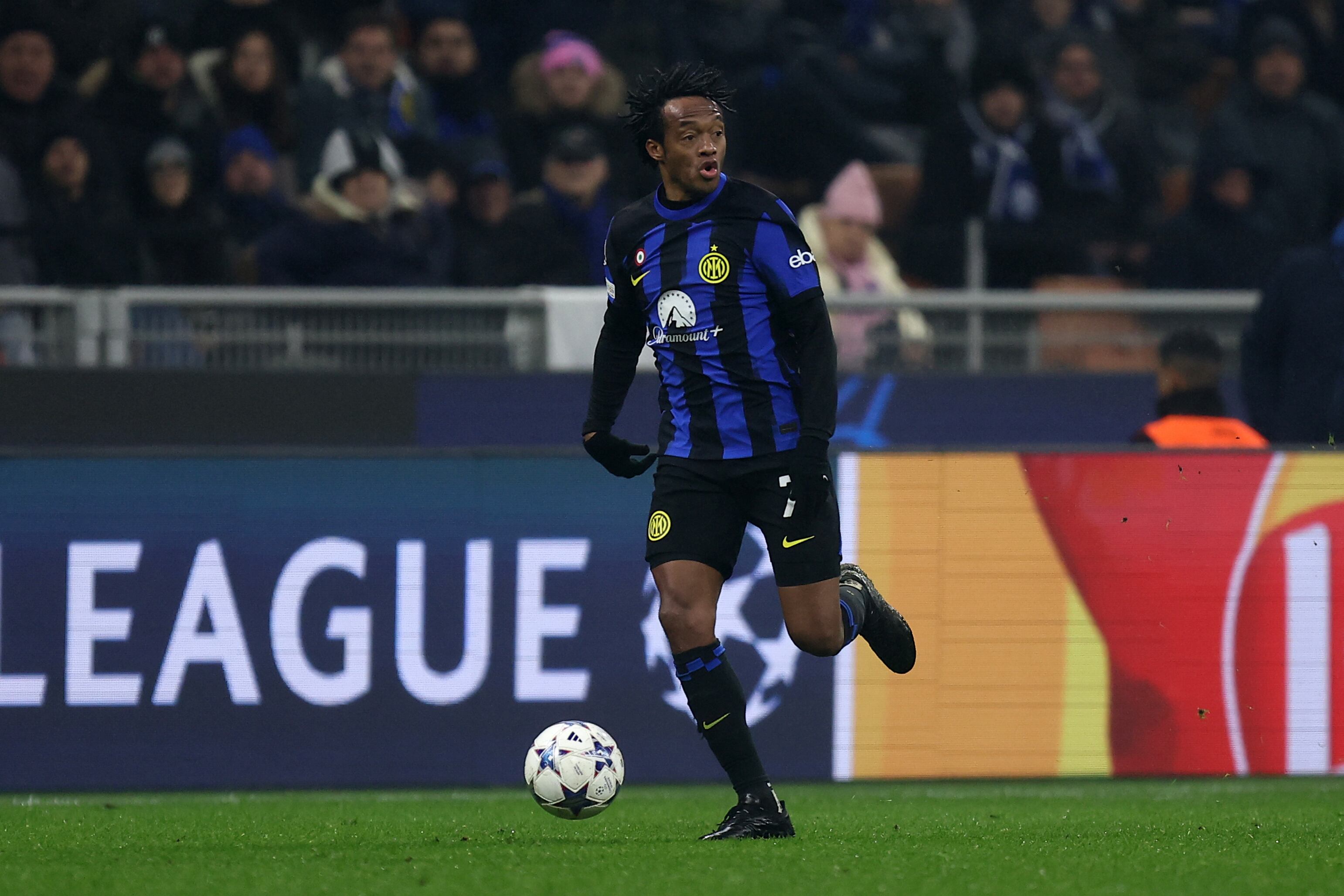 Juan Guillermo Cuadrado estuvo los 90 minutos en el empate 0-0 ante la Real Sociedad. (Photo by sportinfoto/DeFodi Images via Getty Images)