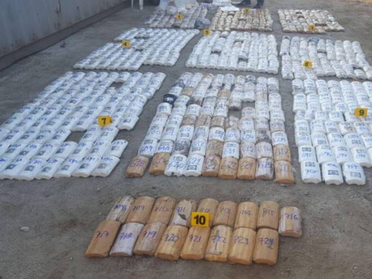 Incautan 413 kilos de cocaína del Clan del Golfo en Santa Marta