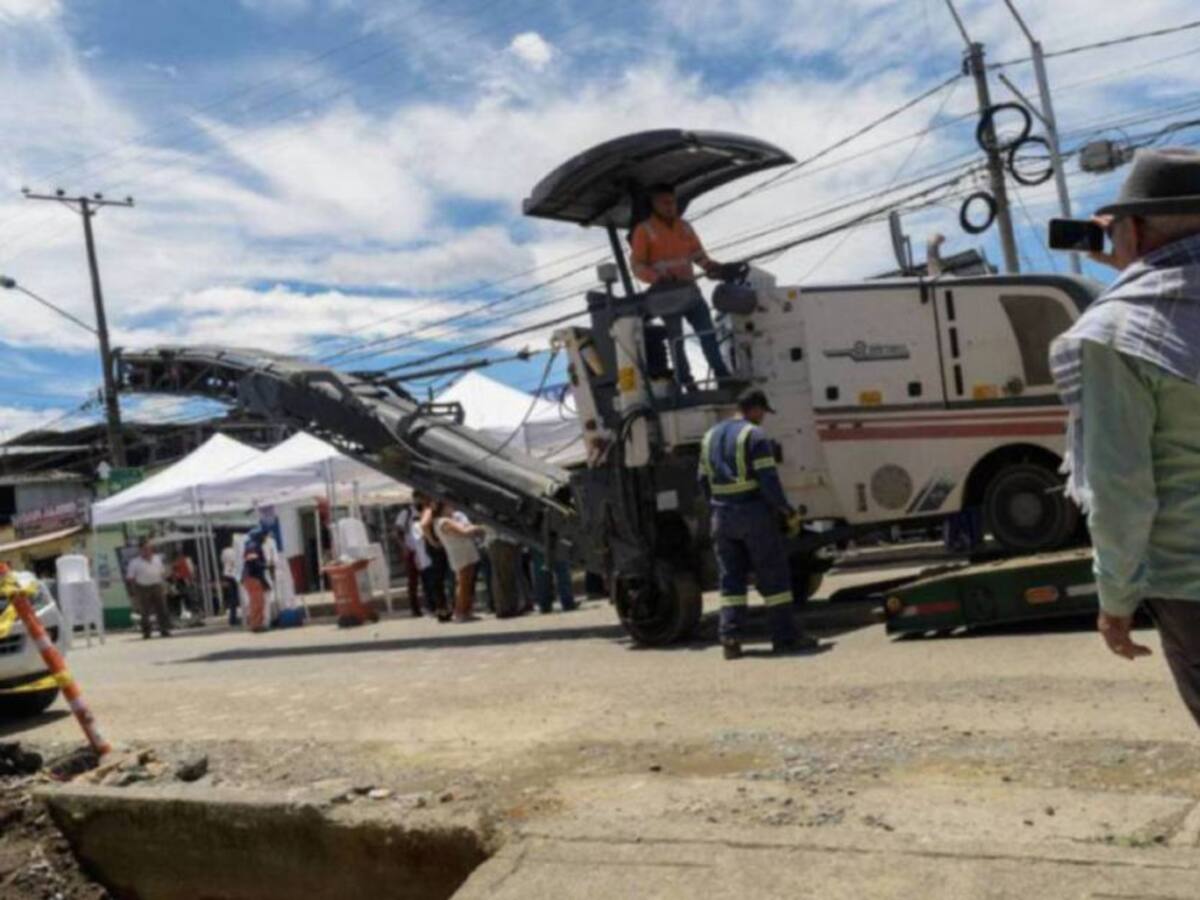 Reactivan obras de movilidad en Dosquebradas
