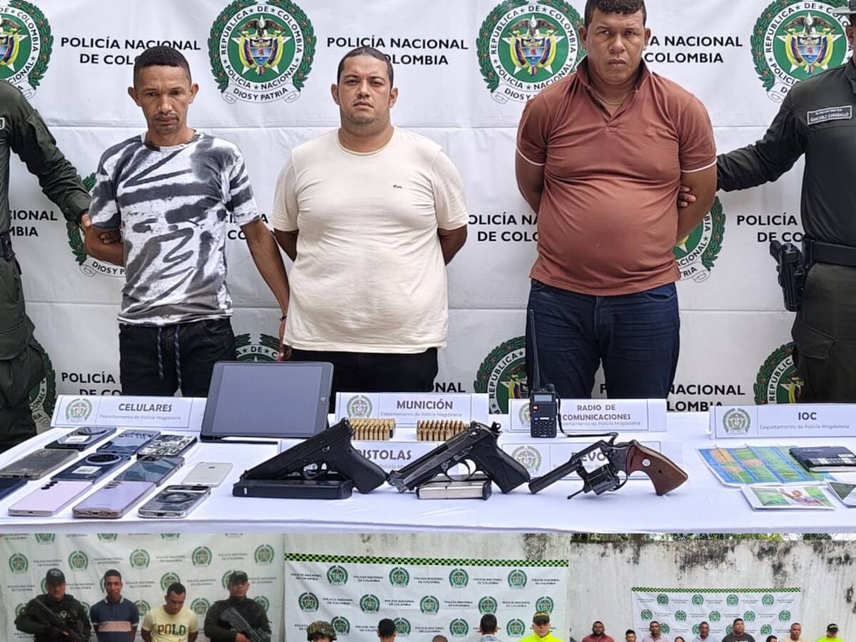 Ofensiva contra el multicrimen en el Magdalena: caen 20 personas y dos ‘capos’ del Clan del Golfo