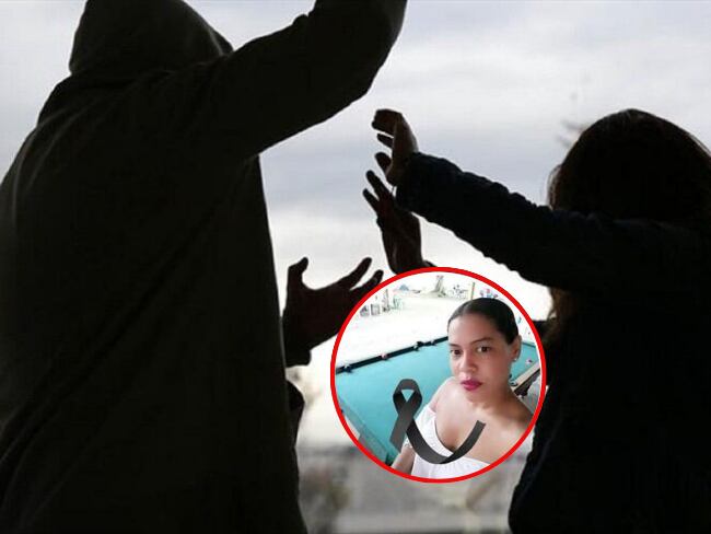 Luisa Ricaurte, víctima de feminicidio en zona rural de La Dorada, Caldas. Fotos: archivo y Facebook Noticias Doradita Regional.