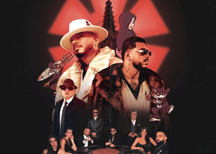 J Balvin y Ryan Castro en cine.