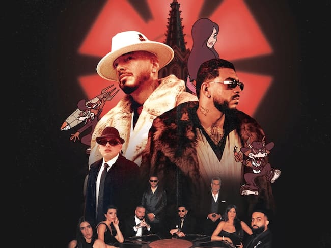 J Balvin y Ryan Castro en cine.