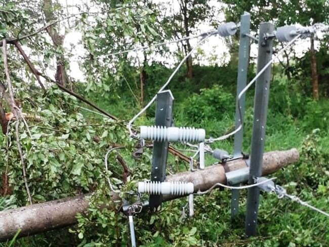 Electricaribe reparó daños por vendaval en los Montes de María