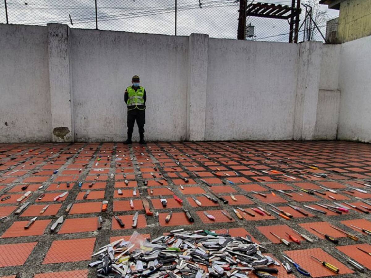 6 mil armas blancas fueron decomisadas en operativos de Manizales