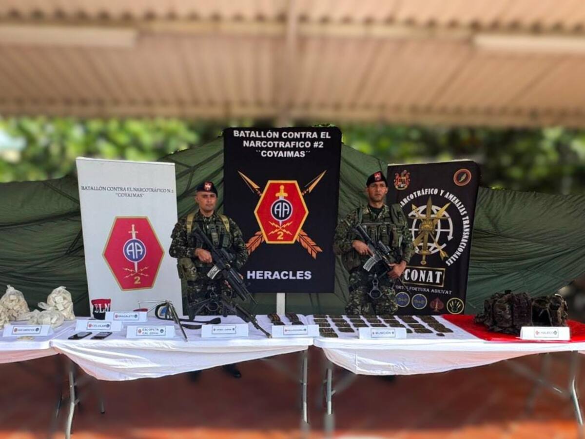 Un muerto y cuatro capturados dejan combates del Ejército con el ELN en Tibú