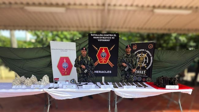 Un muerto y cuatro capturados dejan combates del Ejército con el ELN en Tibú. / Foto: Ejército Nacional.