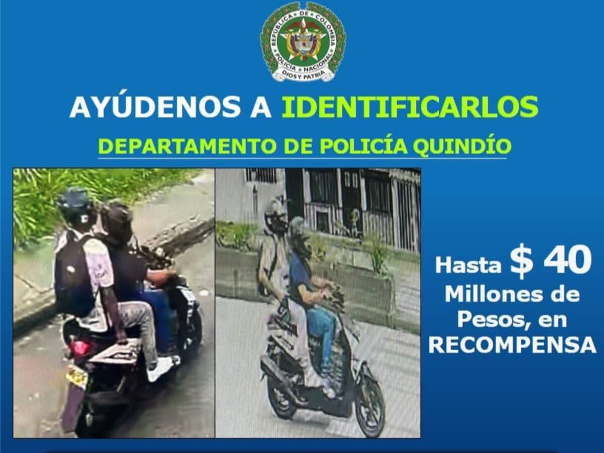 Con cartel buscan a presuntos responsables del homicidio de hijastro de veedor en Armenia