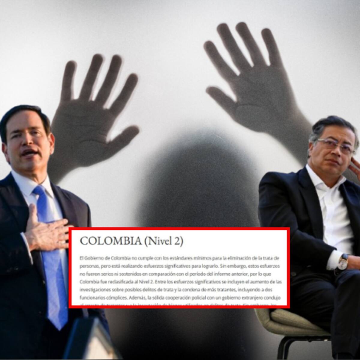 EE.UU. acusa a Colombia de no cumplir estándares minimos para la eliminación de la trata de personas