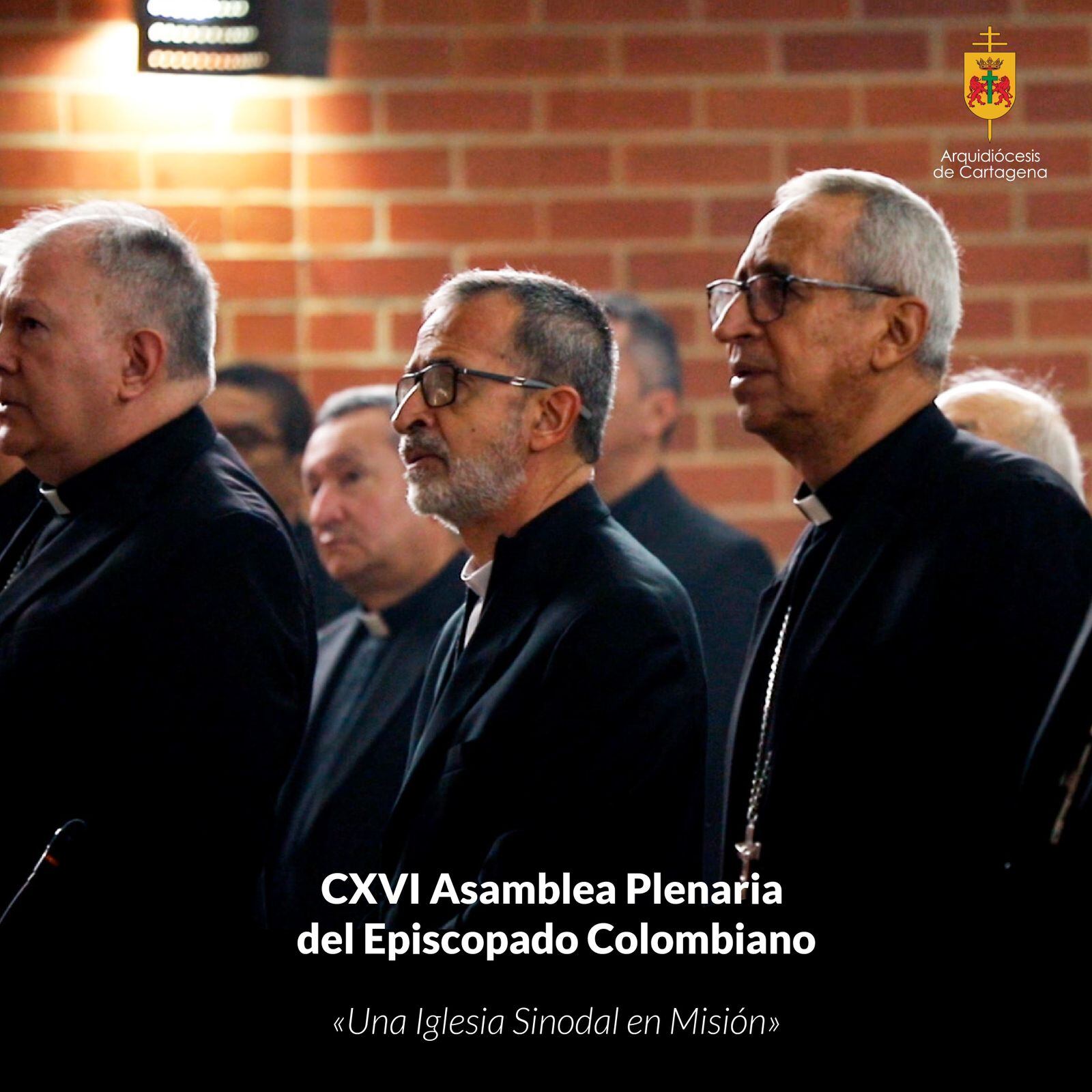 Monseñor Francisco Múnera, arzobispo de Cartagena, participa en Asamblea del Episcopado Colombiano