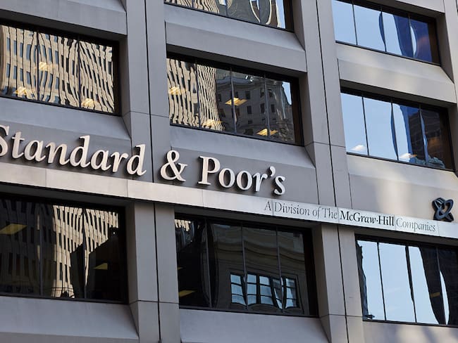 The headquarters of Standard and Poors in New York. Standard & Poor's (S&P) is a United States-based financial services company. It is a division of The McGraw-Hill Companies that publishes financial research and analysis on stocks and bonds. It is well known for the stock market indexes, the US-based S&P 500, the Australian S&P/ASX 200, the Canadian S&P/TSX, the Italian S&P/MIB and India's S&P CNX Nifty. (Photo by James Leynse/Corbis via Getty Images)