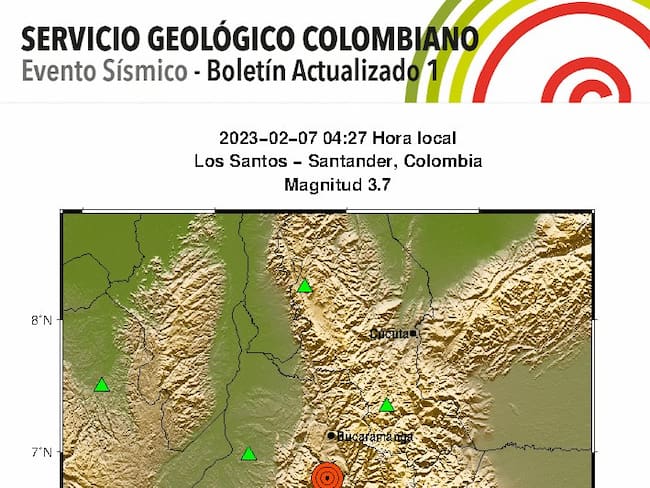 Dos sismos en menos de 8 horas en Santander