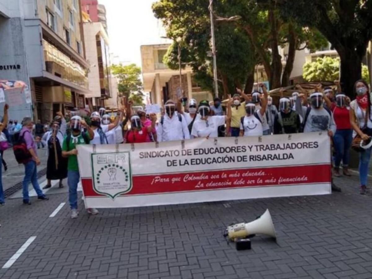 Sindicato de Educadores convoca una jornada de protestas en Pereira