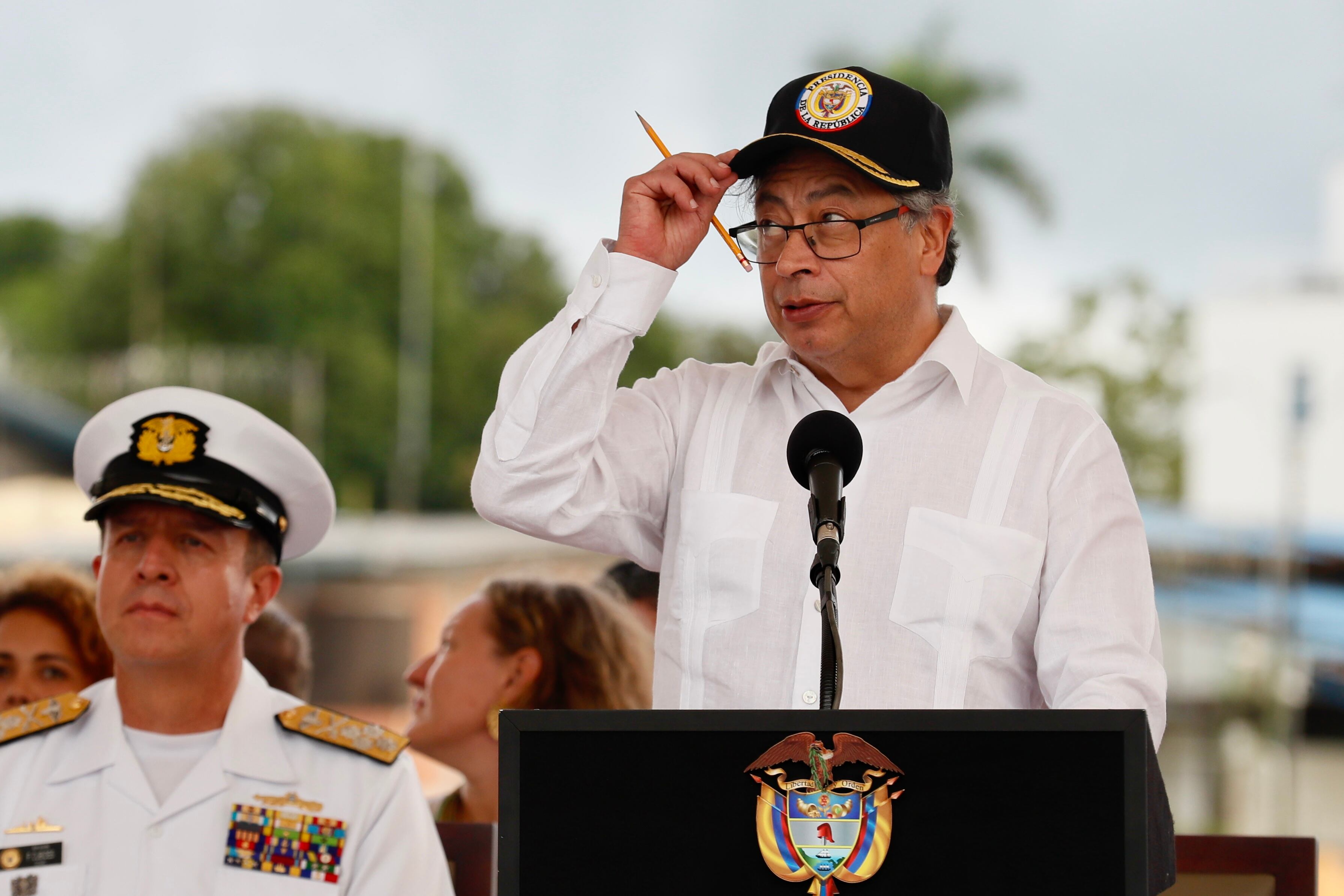 El presidente Gustavo Petro. Foto: EFE/ Carlos Ortega