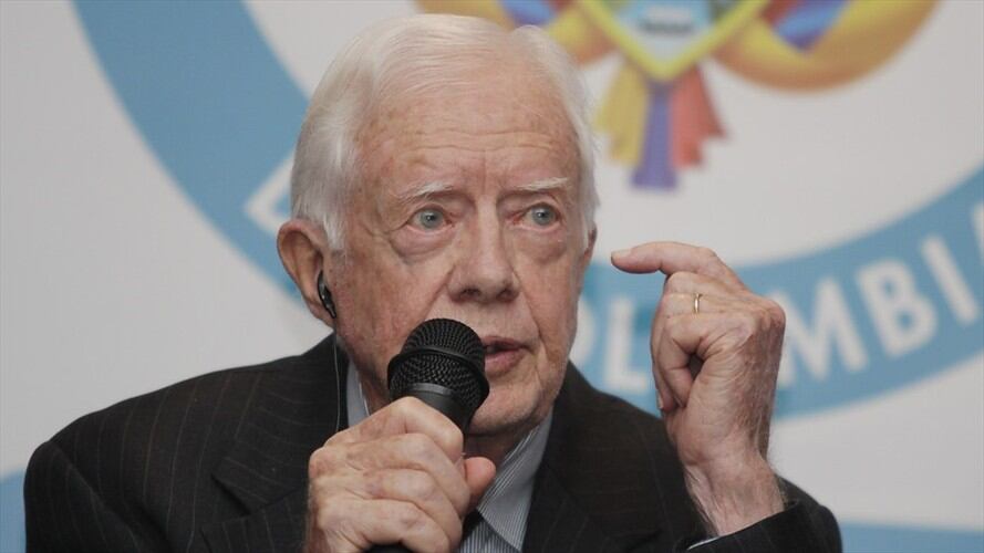 Jimmy Carter, expresidente de los Estados Unidos. Foto: Colprensa/Luisa González