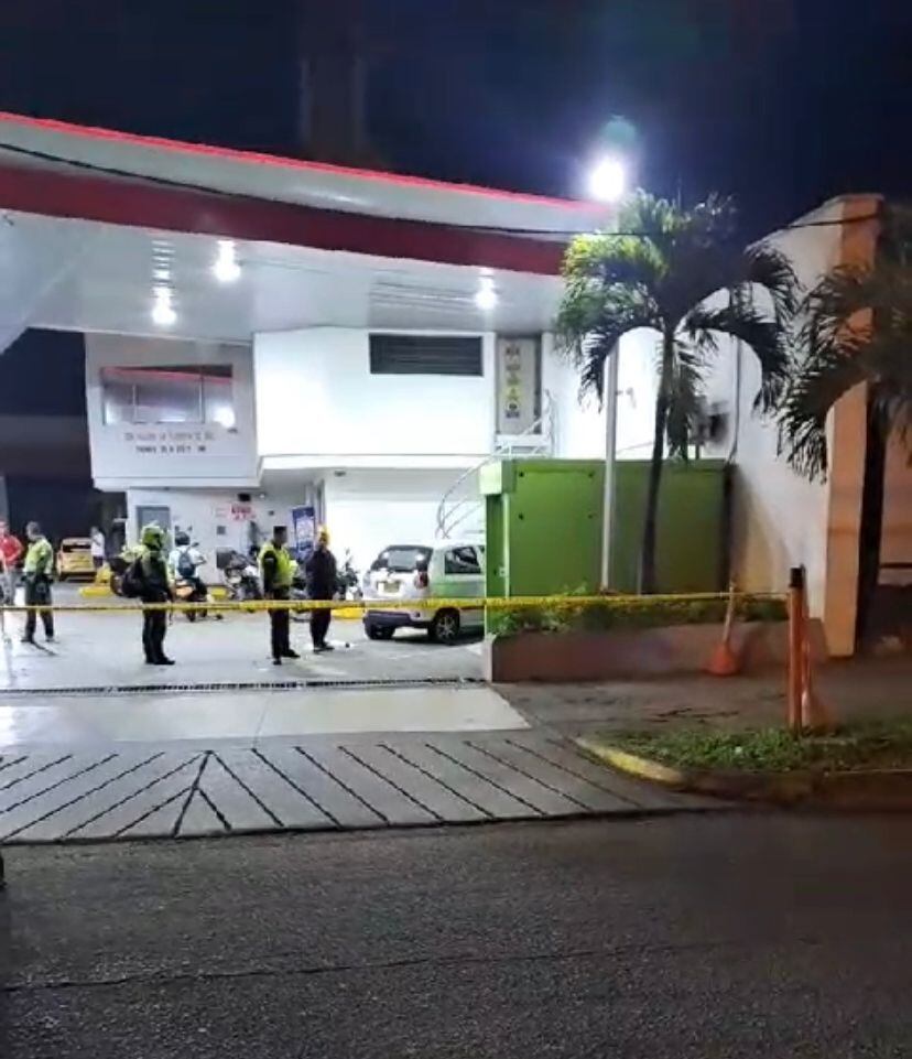 Una granada fue lanzada a una estación de combustible del oriente de Cali