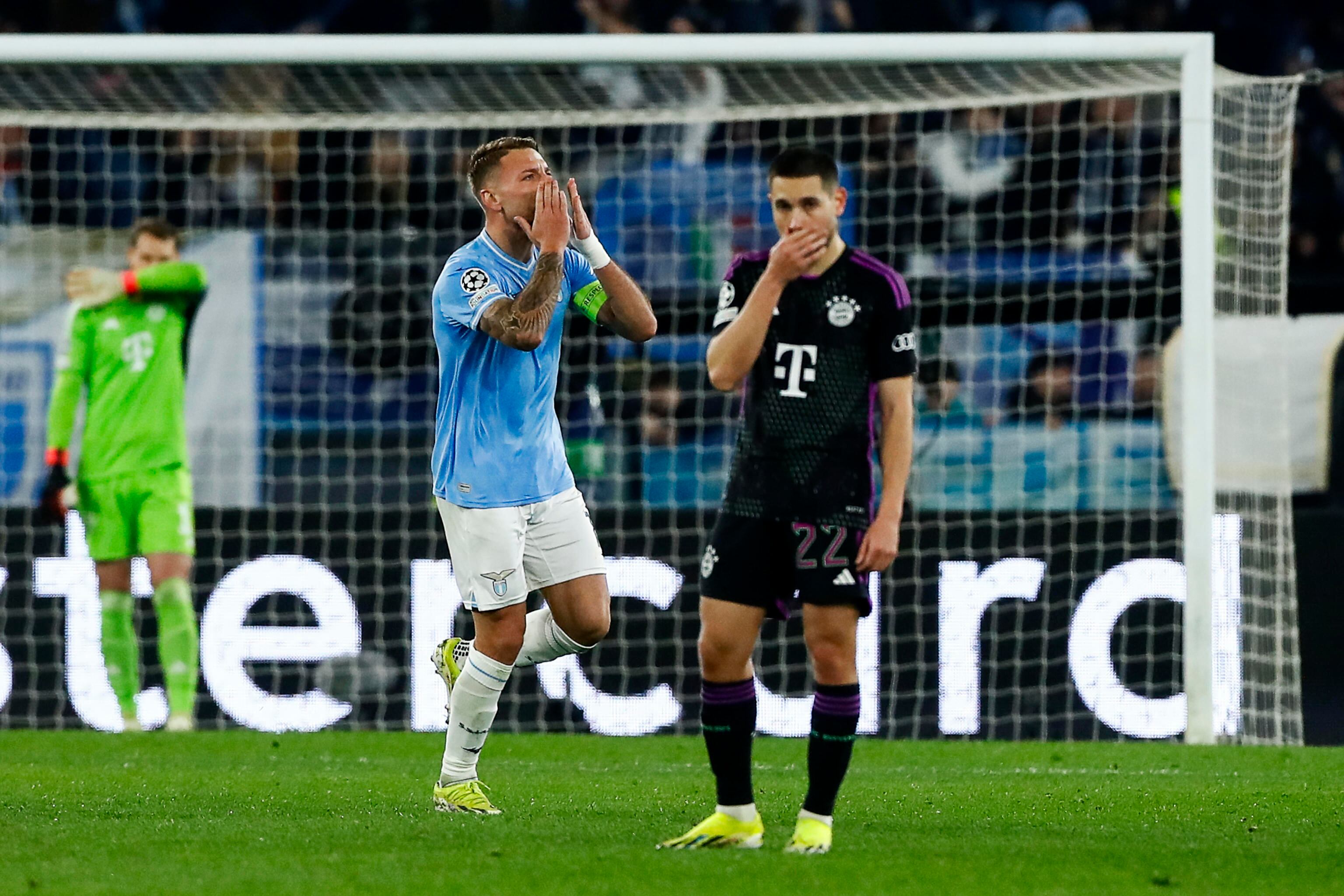 Ciro Immobile le dio la victoria a la Lazio. EFE/EPA/ANGELO CARCONI