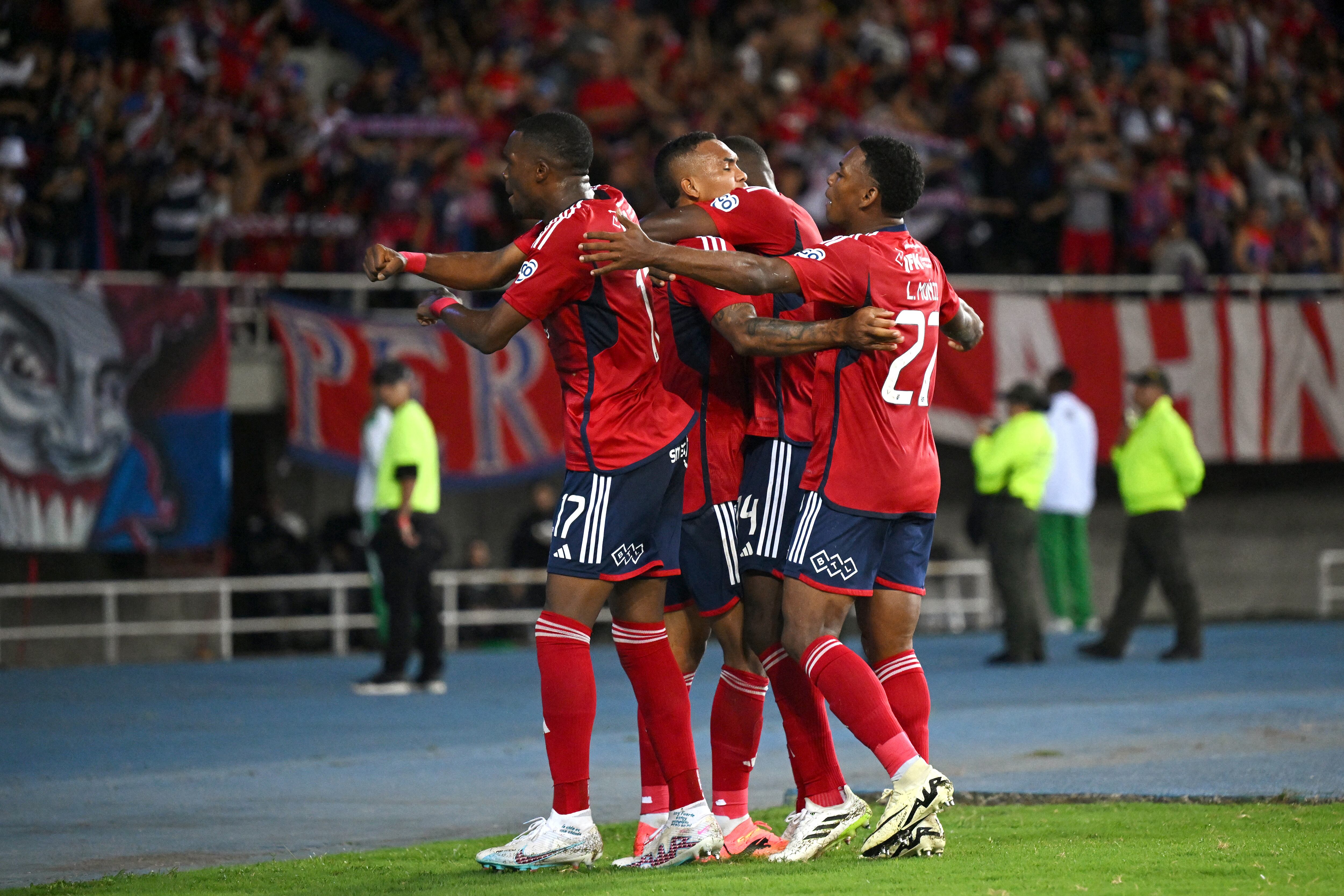 Independiente Medellín en la Copa Sudamericana. (Photo by Raul ARBOLEDA / AFP) (Photo by RAUL ARBOLEDA/AFP via Getty Images)