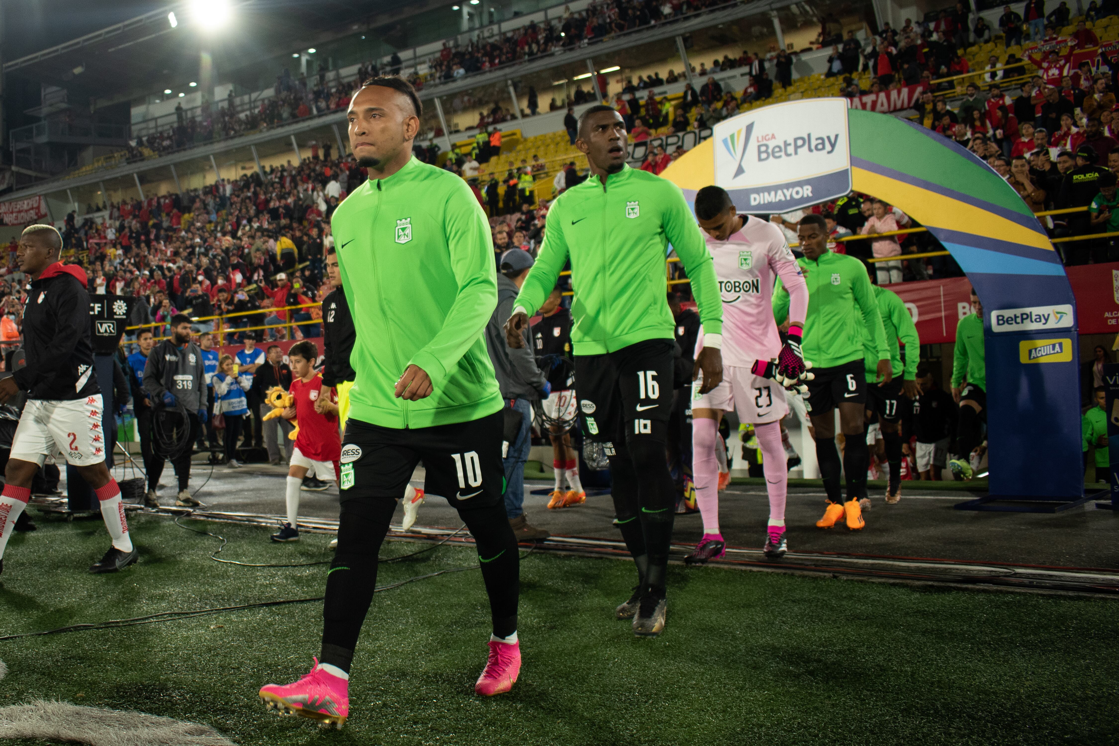 Sergio Mosquera con Atlético Nacional en El Campín. (Photo by: Daniel Romero/Long Visual Press/Universal Images Group via Getty Images)