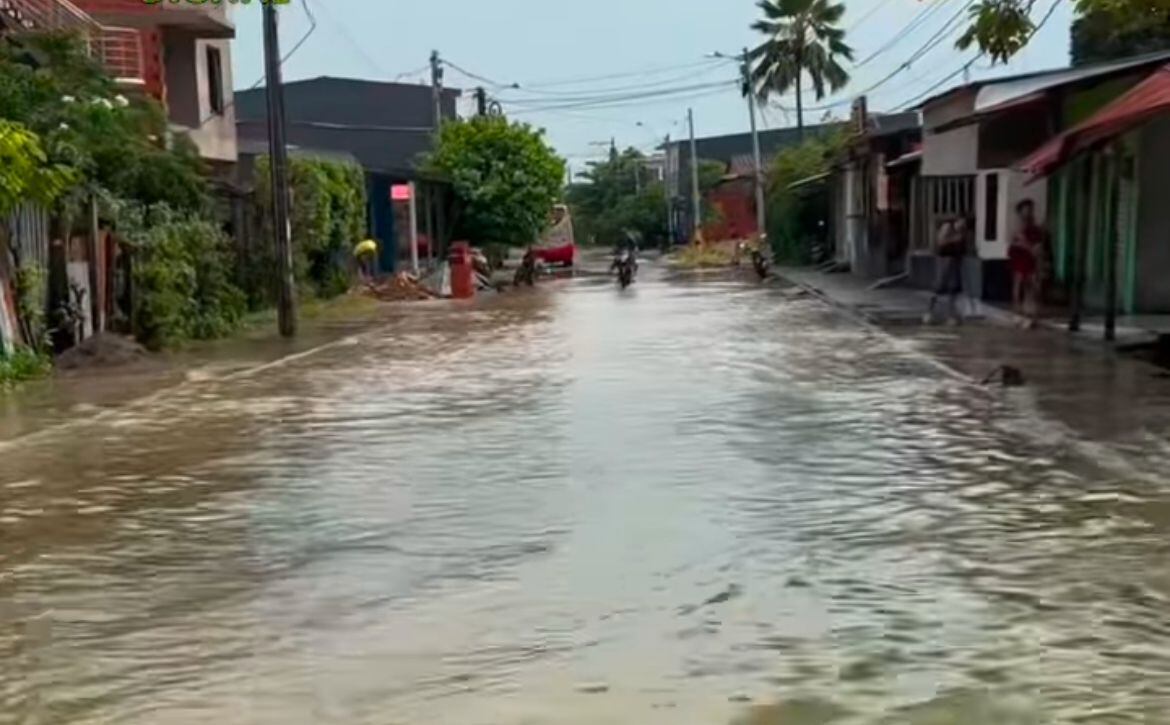 Alcaldía de Chigorodó declaró calamidad pública por erosión del río. Foto: Cortesía.