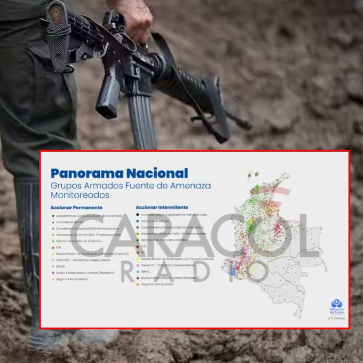 Estos son los mapas de expansión territorial de los grupos armados en Colombia