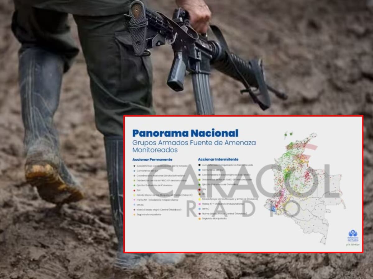 Estos son los mapas de expansión territorial de los grupos armados en Colombia