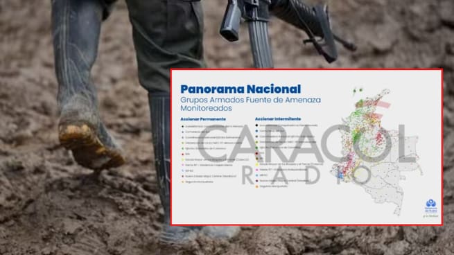 Estos son los mapas de expansión territorial de los grupos armados en Colombia