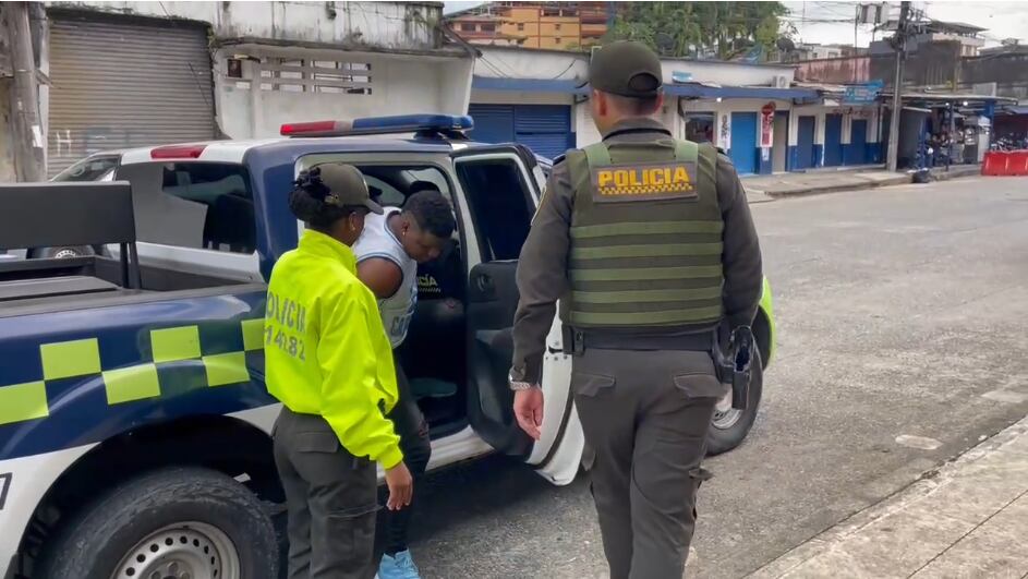Captura de Alexander Mosquera alias "J" / Foto: Policía Nacional