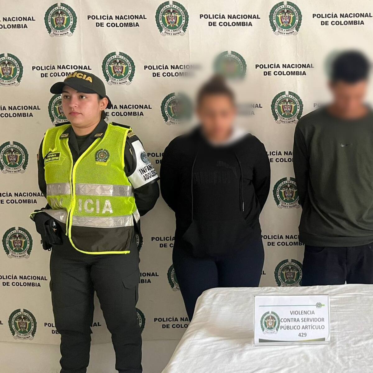 En medio de una fiesta dos personas agredieron a un policía en Antioquia