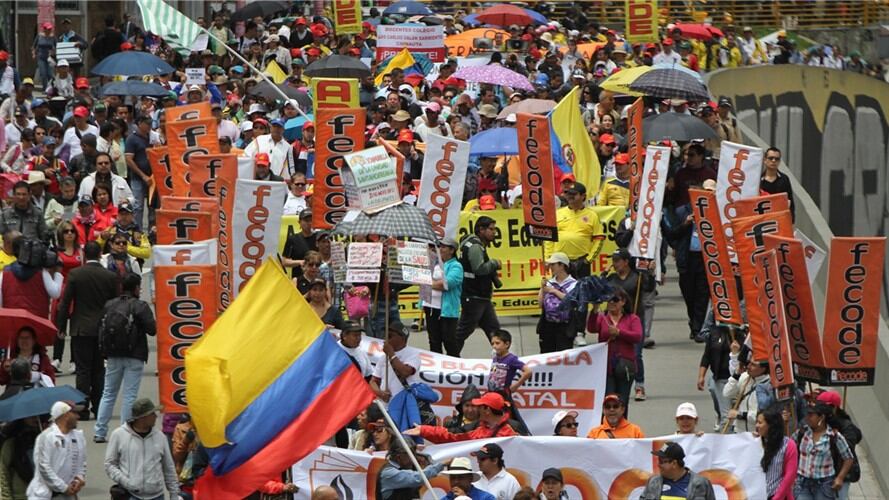 Paro de maestros/ Imagen de referencia. Foto: Colprensa.